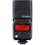 Godox TT350C je snažan blic malih dimenzija i poput Godox TT685C namenjen je Canon fotoaparatima, ali je dosta manji od njega