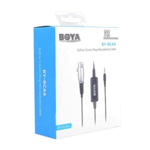 Boya BY-BCA6 kabal XLR na 3.5mm