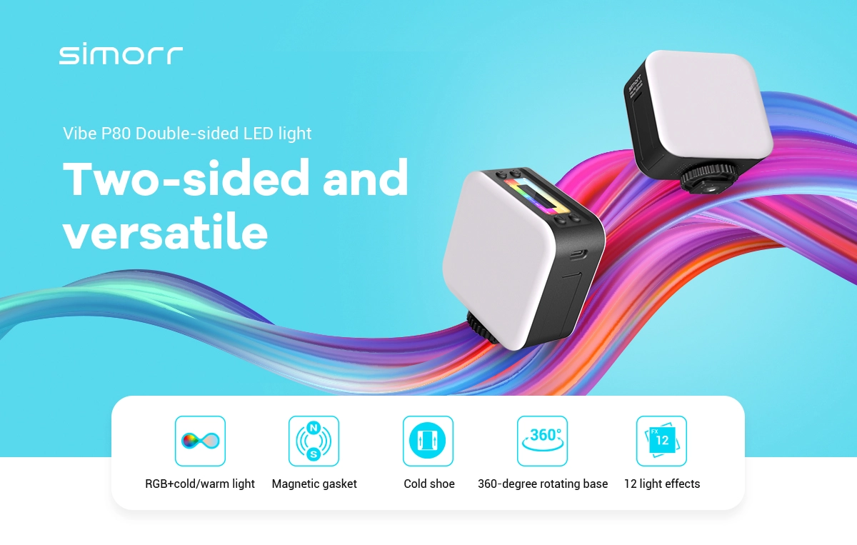 SmallRig simorr Vibe P80 LED Video light (3482)