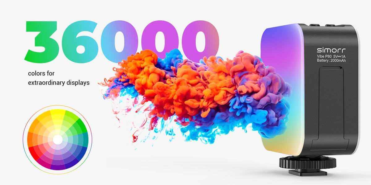 SmallRig simorr Vibe P80 LED Video light (3482)