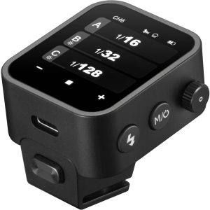 Godox X3-N je najnoviji model 2.4GHz transmitera za Godox bliceve i blic glave. Xnano trigger malih dimenzija sa touchscreen oled ekranom