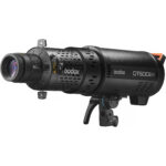 Godox BFP je opticki modifikator za sve blic glave sa Bowens sistemom kacenja modifikatora. Dolazi sa 85mm objektivom sa EF bajonetom